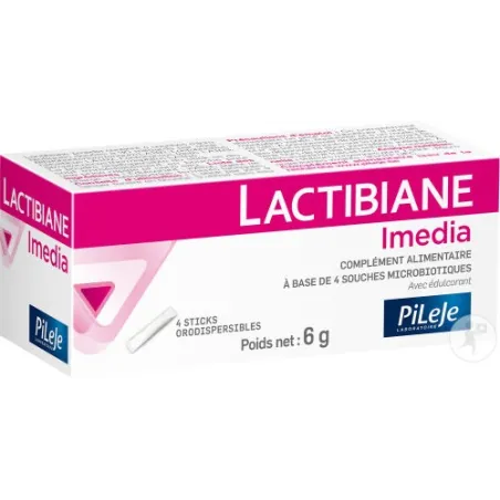 PILEJE Lactibiane Imedia Sticks boite de 4