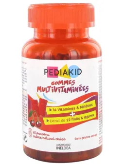 PEDIAKID Gommes Multivitaminées boite de 60
