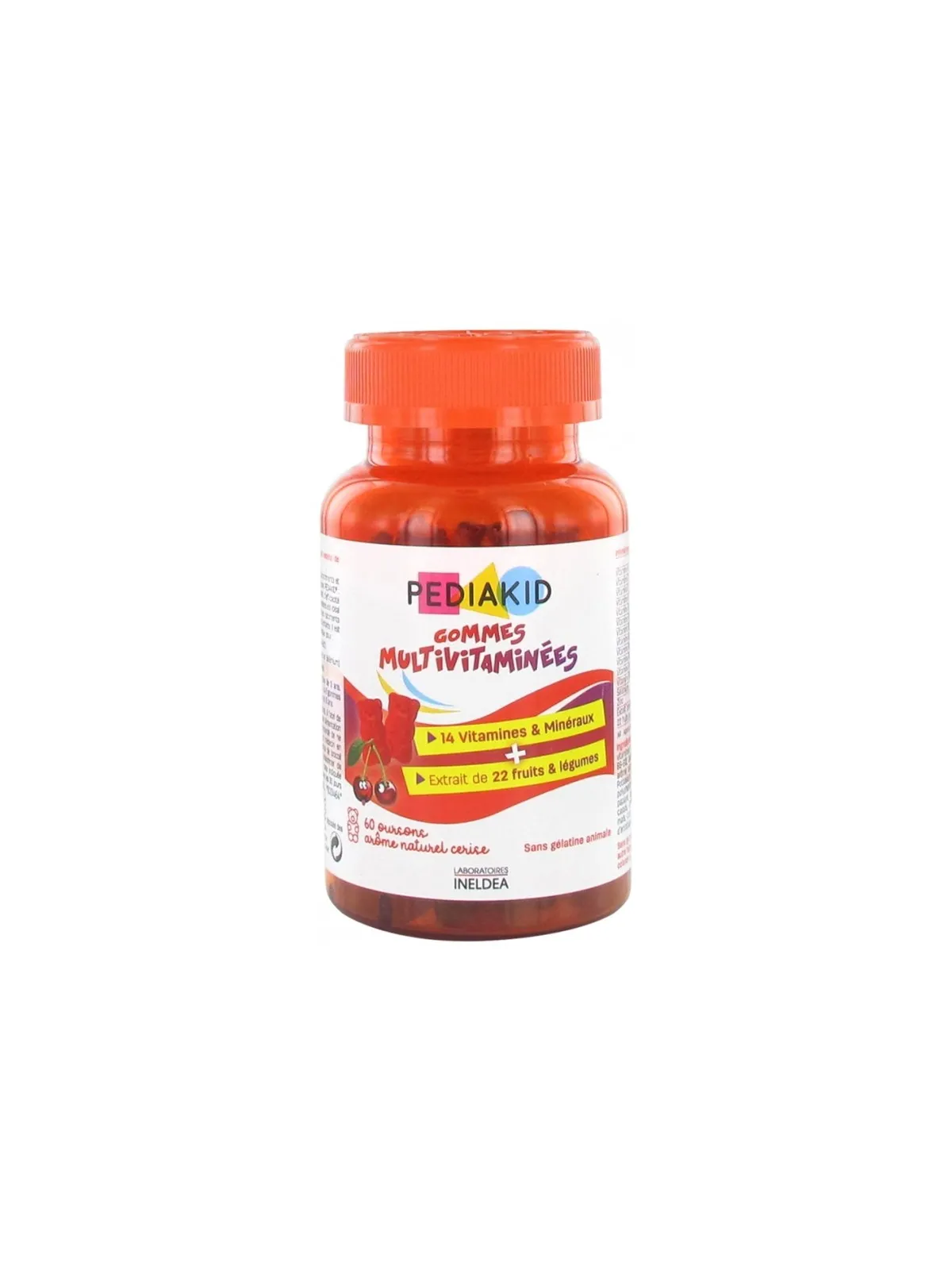 PEDIAKID Gommes Multivitaminées boite de 60