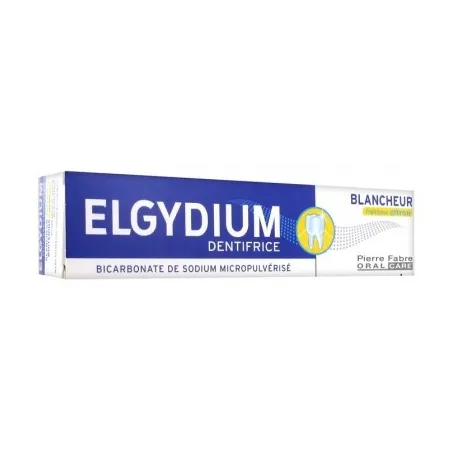 ELGYDIUM Dentifrice Blancheur Citron 75ML