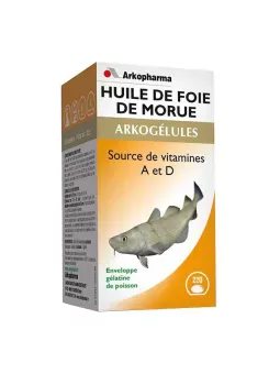 Arkogélules Huile de Foie de Morue 220 capsules