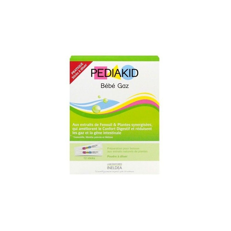 PEDIAKID Bébé Gaz Sticks boite de 12