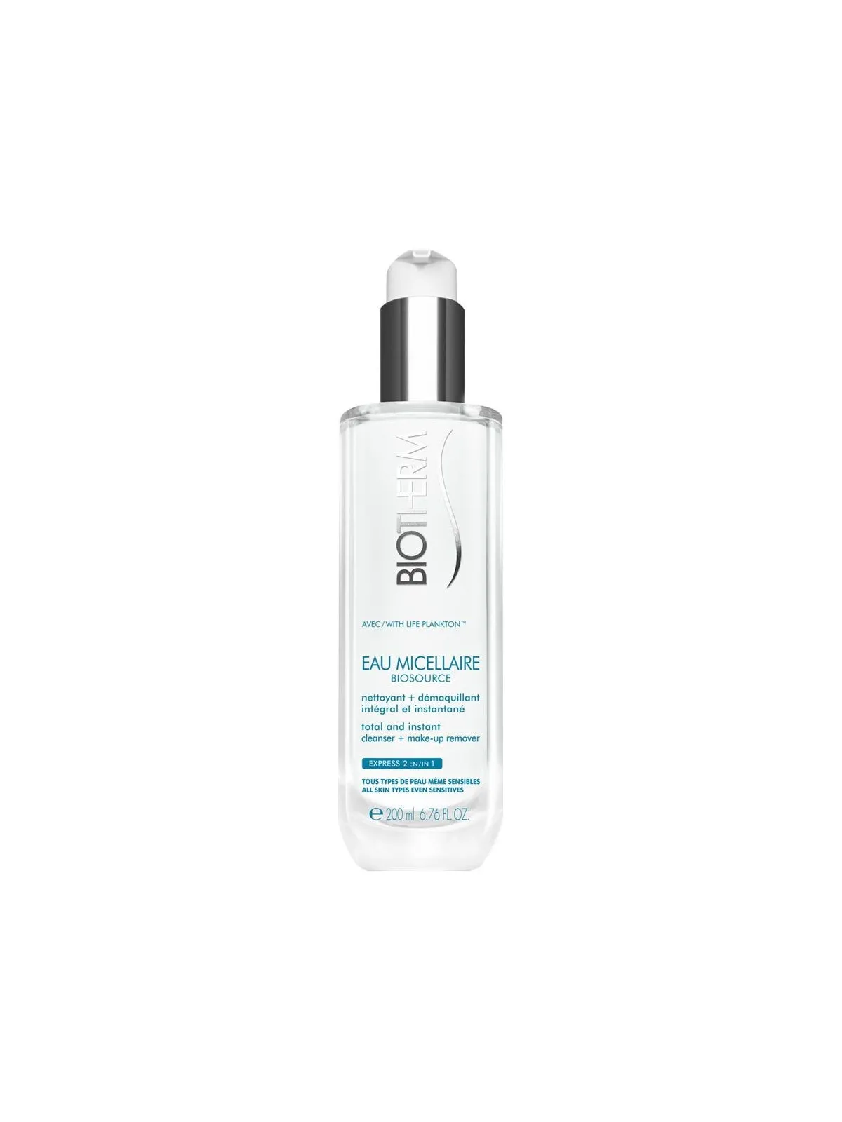 Biotherm biosource eau micellaire nettoyante et démaquillante 200ml