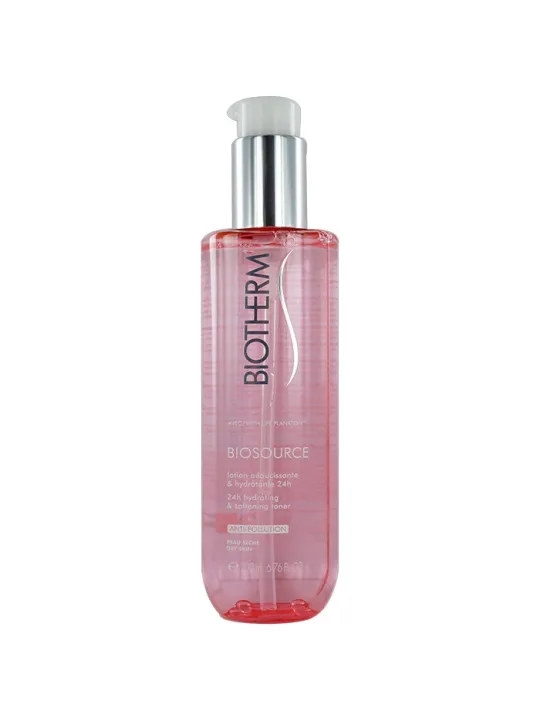 Biotherm biosource lotion adoucissante hydratante 24h anti-pollution 200ml