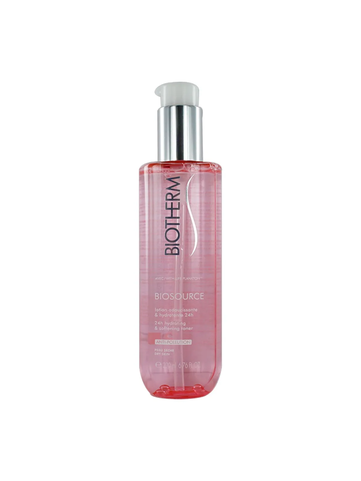 Biotherm biosource lotion adoucissante hydratante 24h anti-pollution 200ml