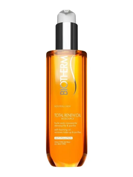 Biotherm biosource total renewoil huile auto-moussante 200ml