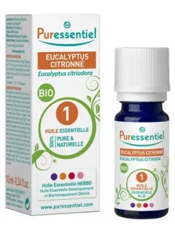 PURESSENTIEL Huile Essentielle Eucalyptus Citronné Bio 10ML
