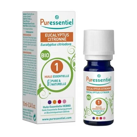 PURESSENTIEL Huile Essentielle Eucalyptus Citronné Bio 10ML