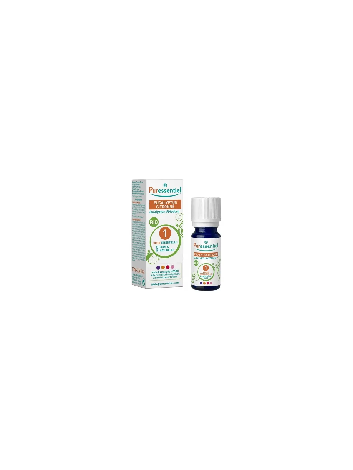 PURESSENTIEL Huile Essentielle Eucalyptus Citronné Bio 10ML