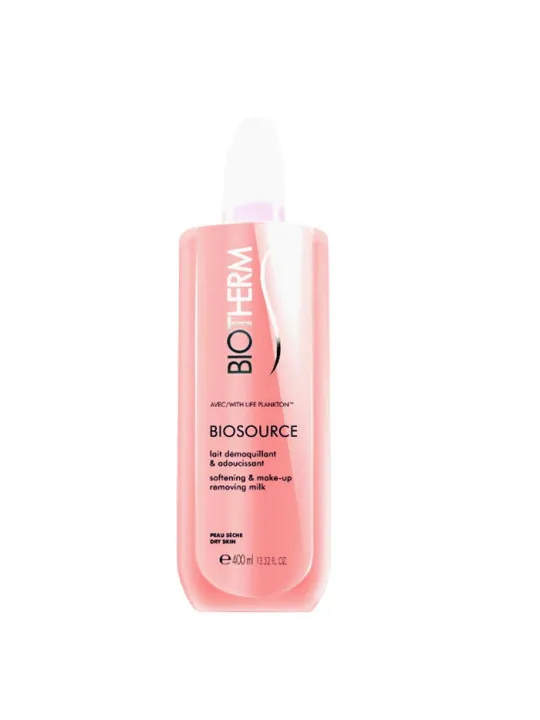 Biotherm biosource lait démaquillant peaux sèches 400ml
