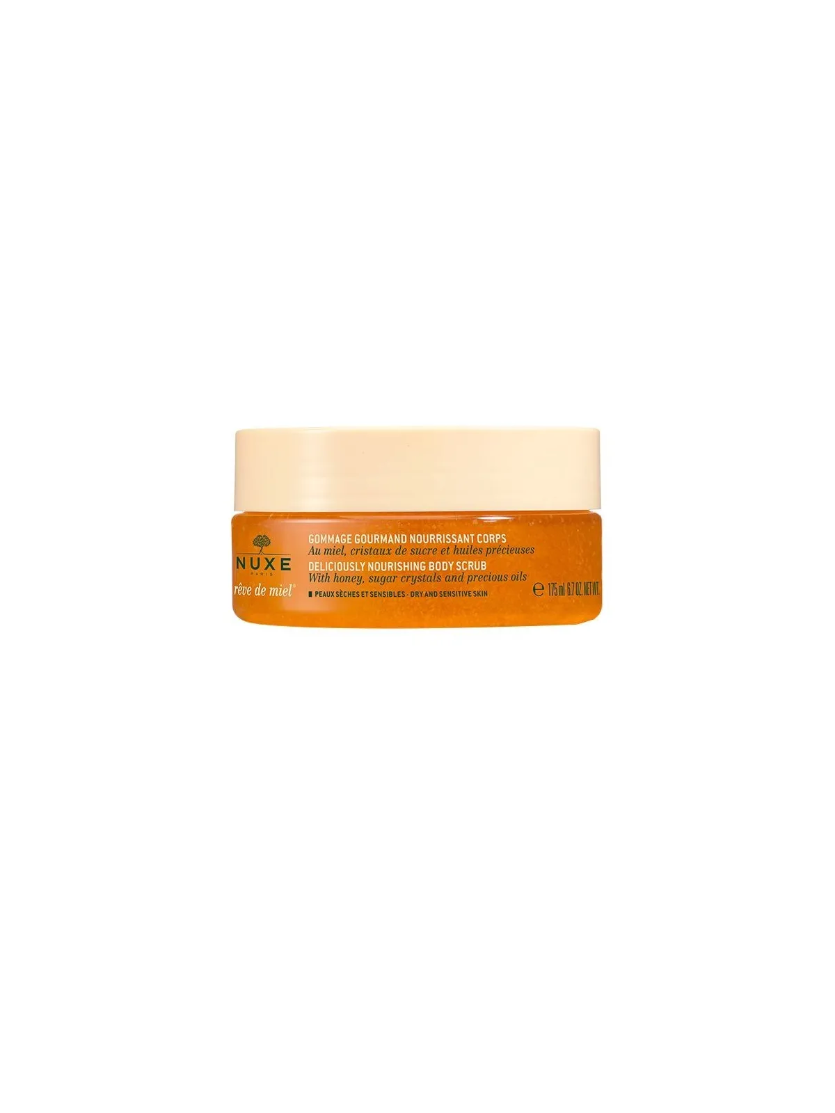 Nuxe rêve de miel gommage gourmand nourrissant corps 175ml