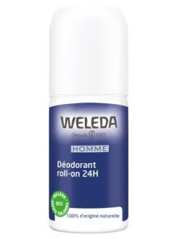 WELEDA Déodorant Homme Roll-on 24H 50ML