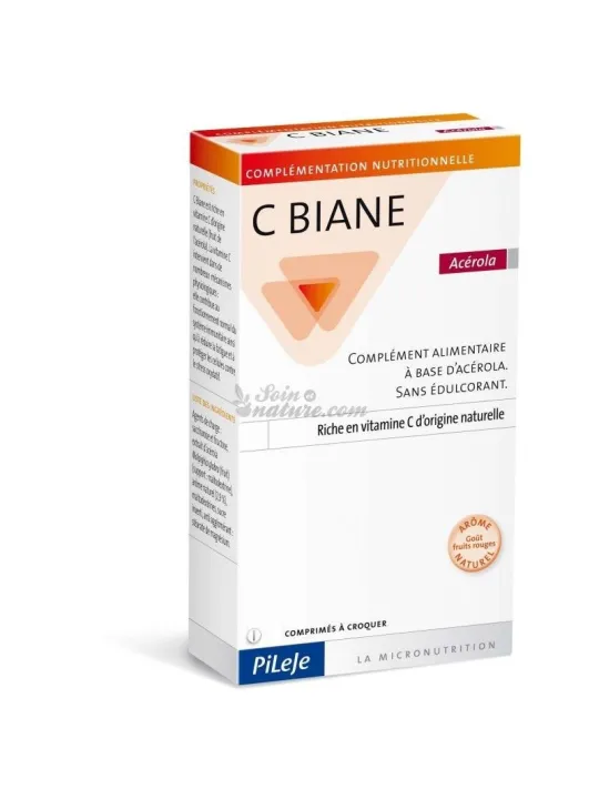 Pileje C biane Acérola 20 comprimés