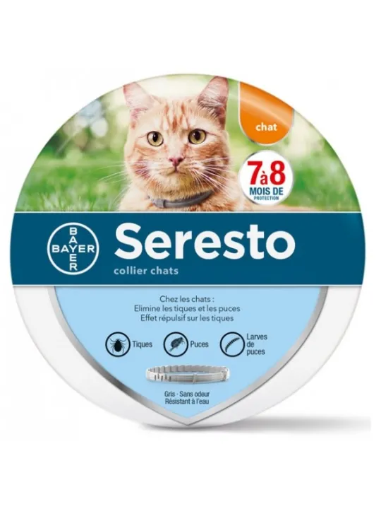 SERESTO Collier Anti-Parasitaire Chats