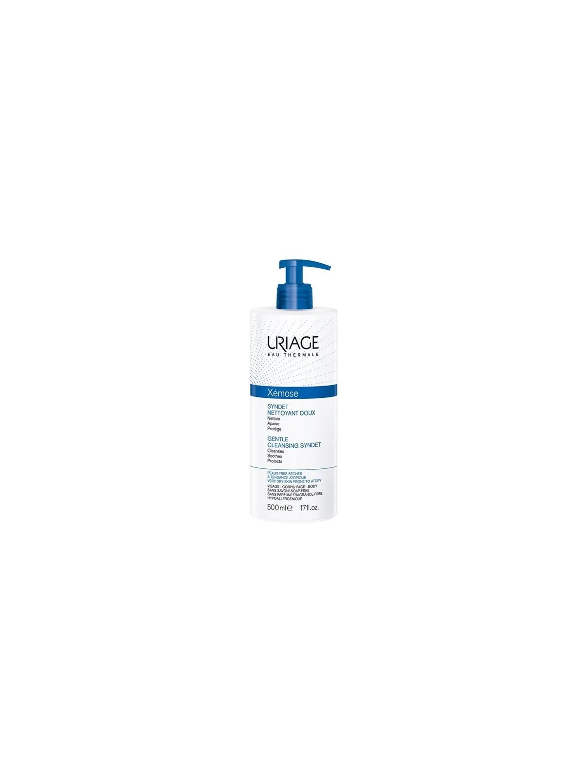 Uriage xemosa syndet nettoyant doux peaux très sèches à tendance atopique 500ml