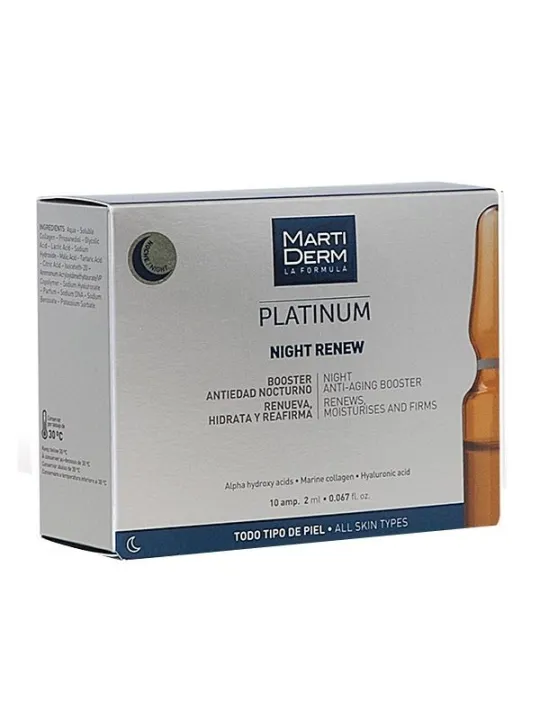 Martiderm night renew 10 ampoules