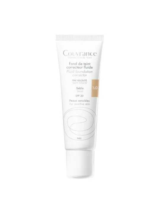 Avène couvrance fond de teint correcteur fluide sable 30ml