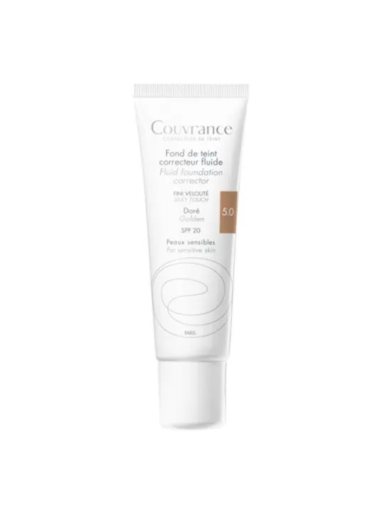 Avène couvrance fond de teint correcteur fluide doré 30ml