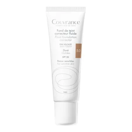 Avène couvrance fond de teint correcteur fluide doré 30ml