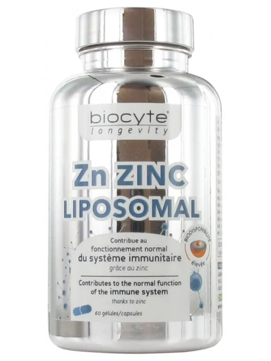 BIOCYTE Zinc Liposomal Gélules boite 60