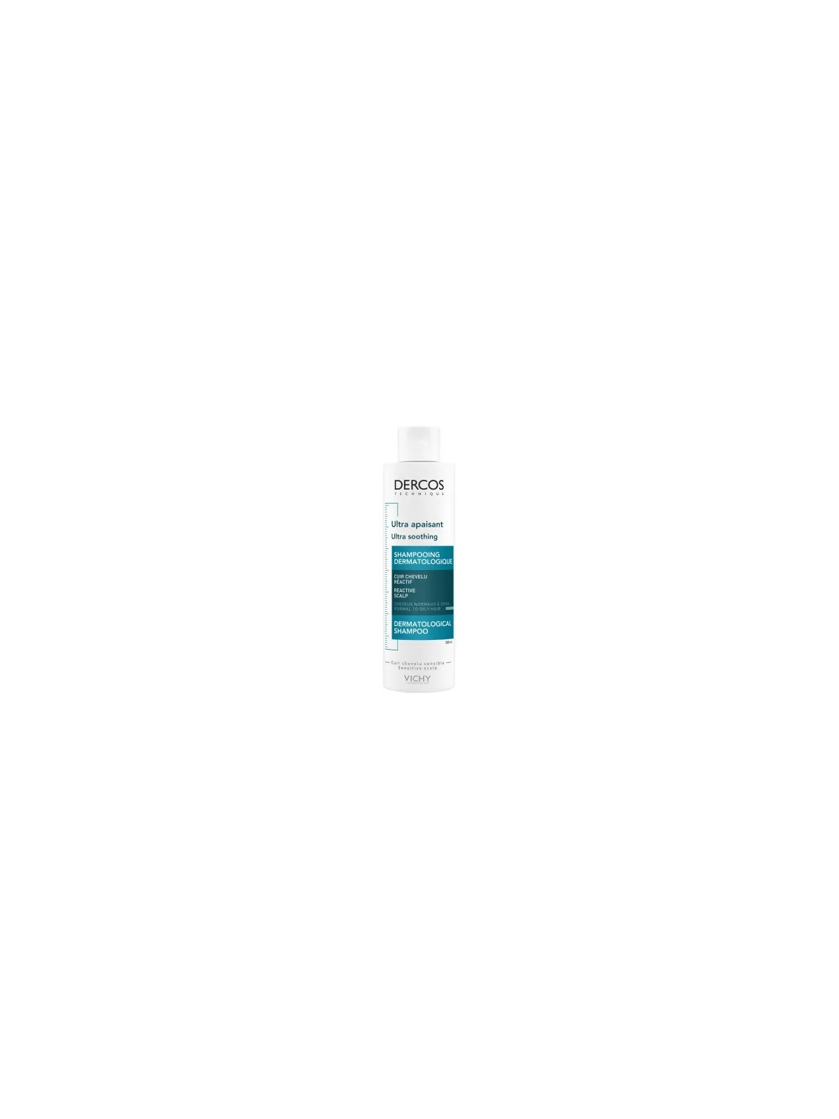 VICHY Dercos Shampoing Ultra Apaisant Cheveux Normaux à Gras 200ML