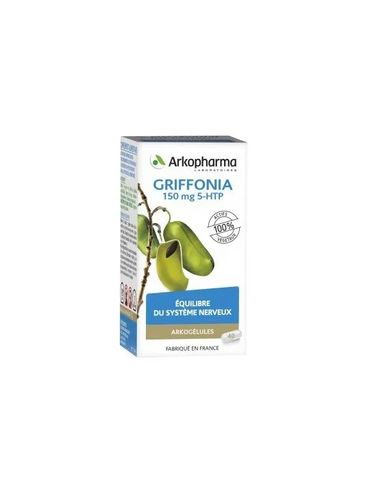Arkopharma Arkogélules Griffonia complément alimentaire 40 gélules