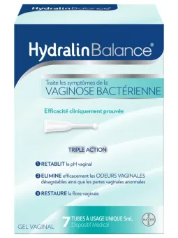 HYDRALIN Balance Gel Vaginal Boite de 7 tubes