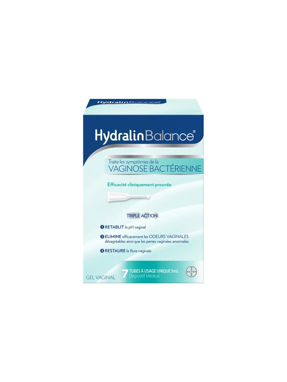 HYDRALIN Balance Gel Vaginal Boite de 7 tubes