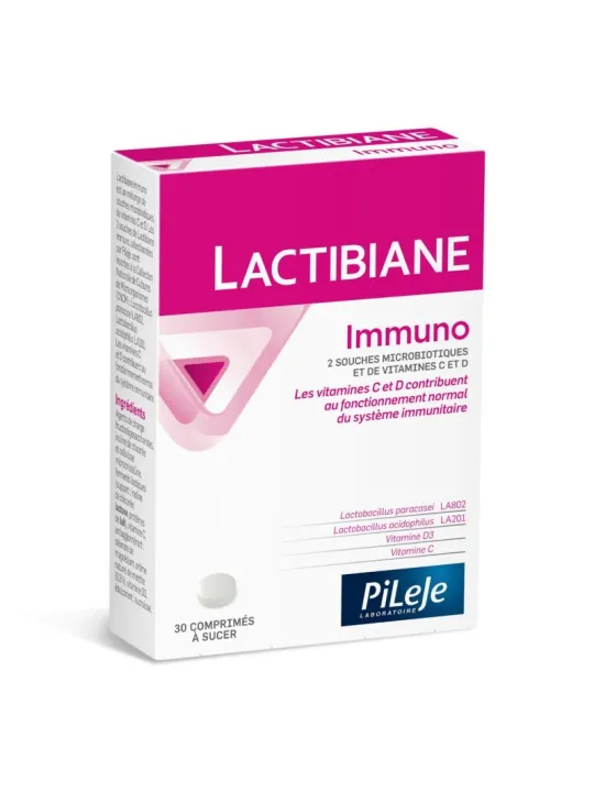 PILEJE Lactibiane Immuno Comprimés boite de 30
