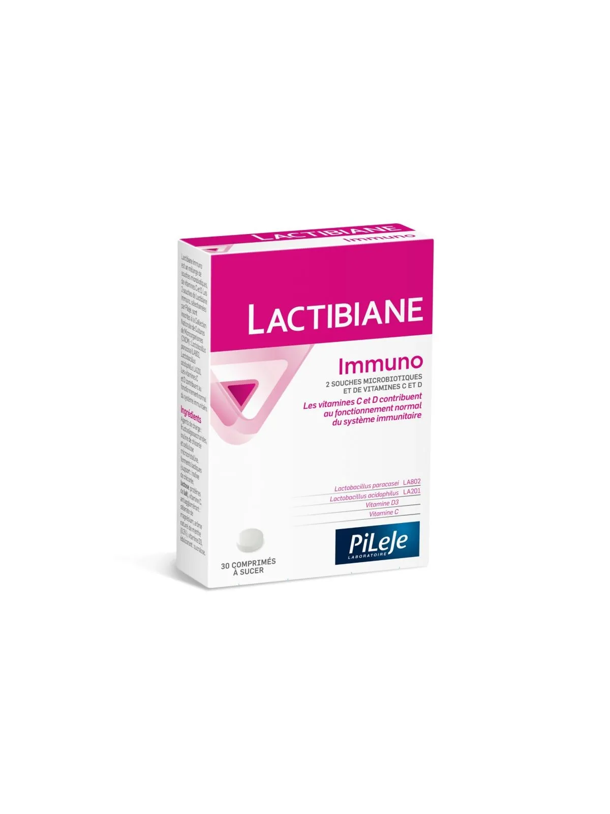 PILEJE Lactibiane Immuno Comprimés boite de 30