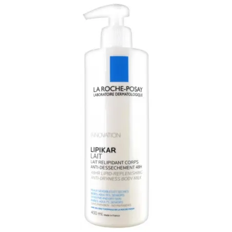 LA ROCHE-POSAY Lipikar Lait Relipidant Corps Anti-Désséchement 48H 400ML