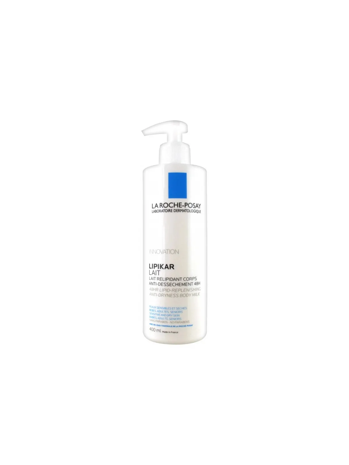 LA ROCHE-POSAY Lipikar Lait Relipidant Corps Anti-Désséchement 48H 400ML