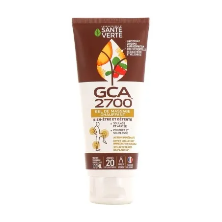 SANTE VERTE GCA 2 700 Gel de Massage Chauffant 100ML