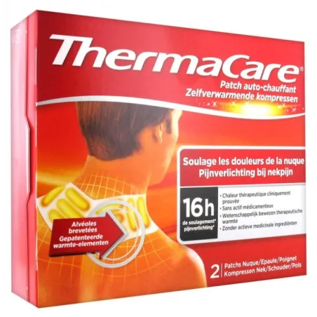 THERMACARE Patch Auto-chauffant Nuque boite de 2