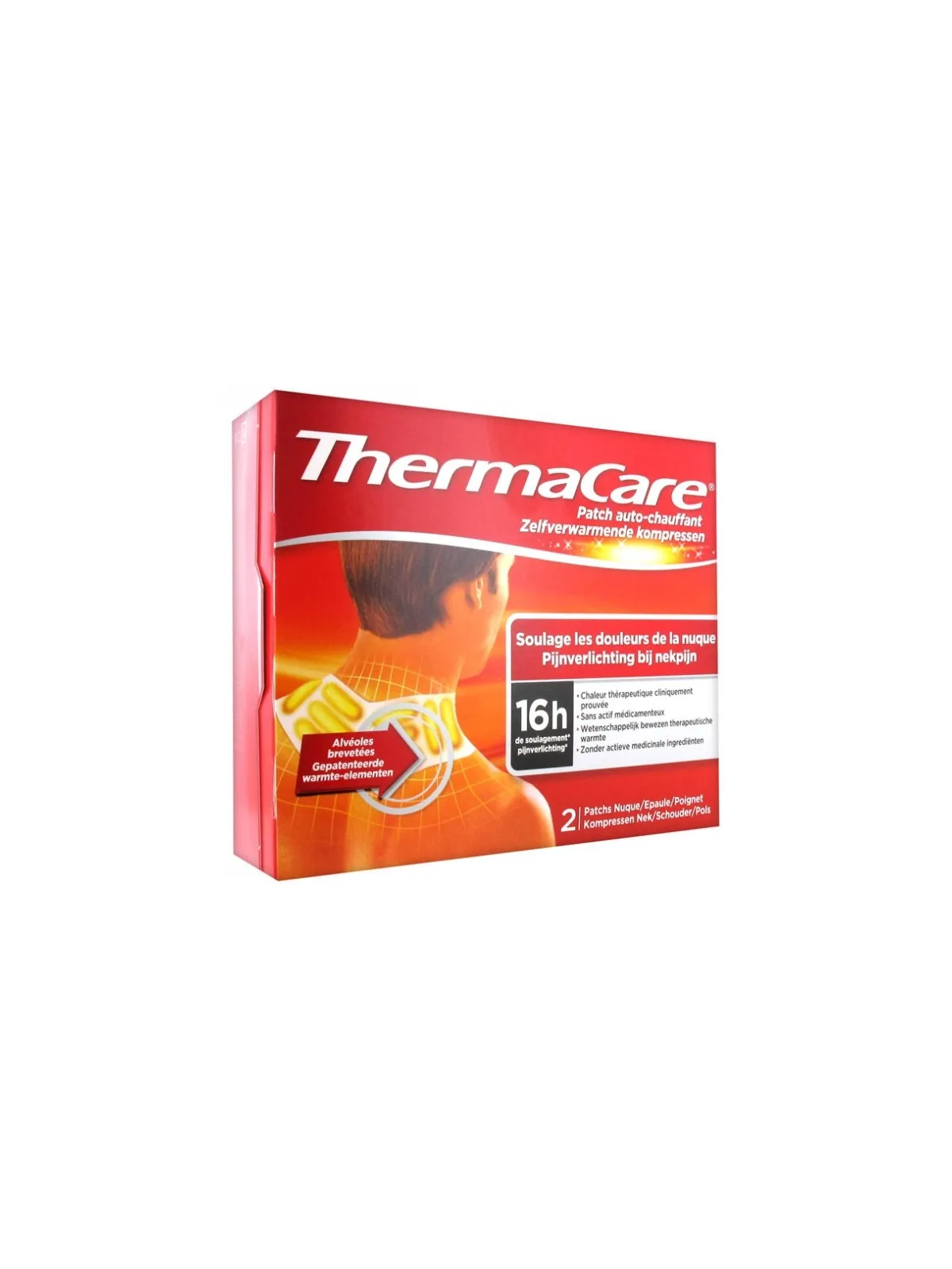 THERMACARE Patch Auto-chauffant Nuque boite de 2