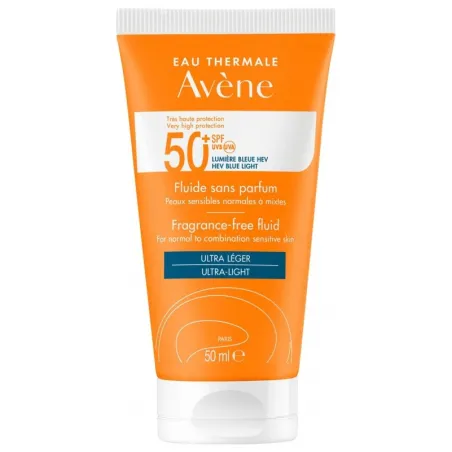 AVENE Solaire Fluide Sans Parfum SPF50+ 50ML