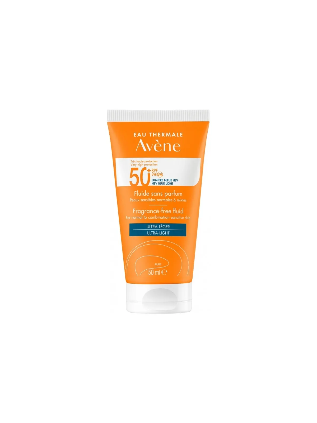 AVENE Solaire Fluide Sans Parfum SPF50+ 50ML