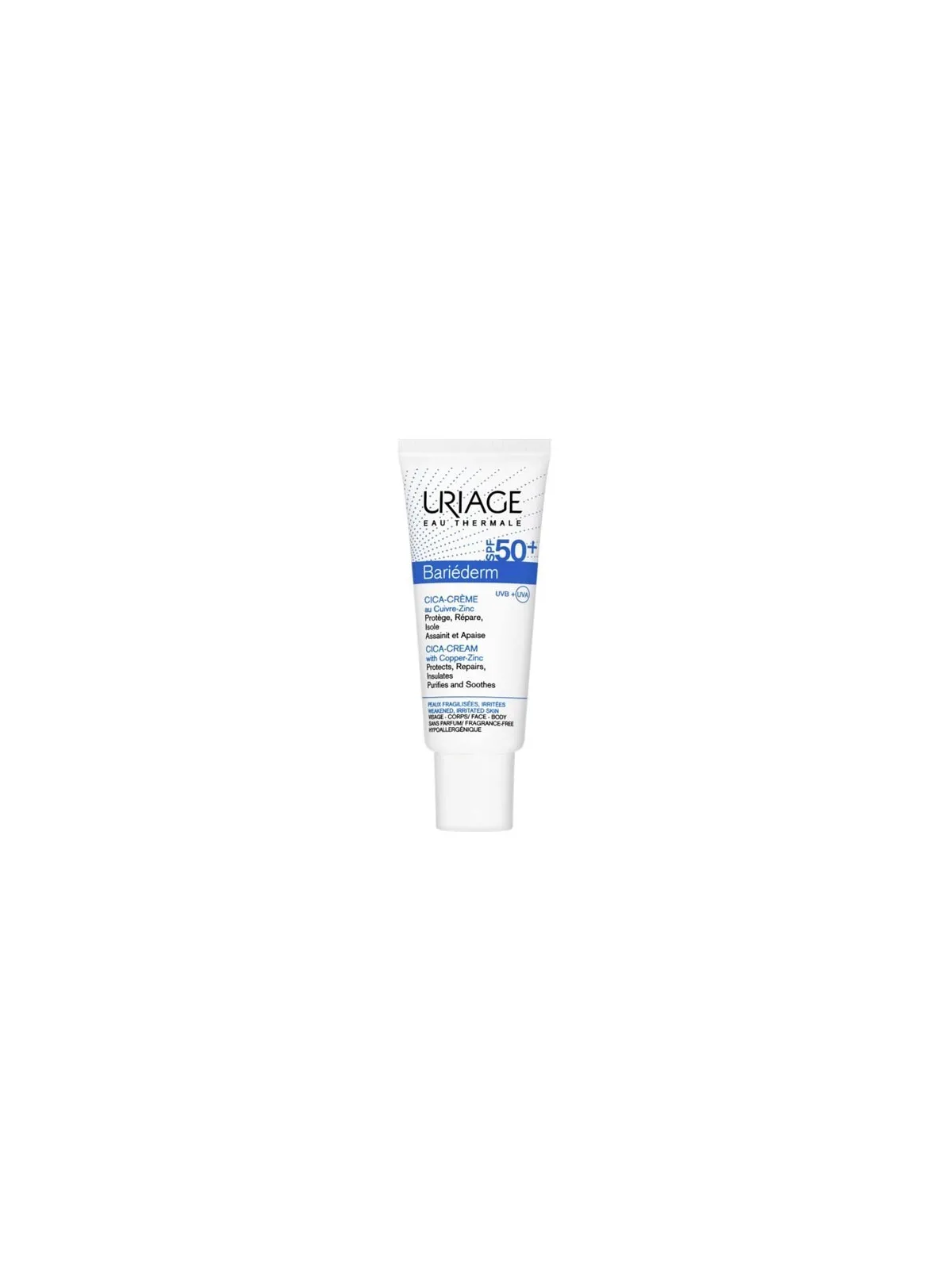 Uriage Bariéderm cica-crème spf 50+ au cuivre-zinc 40ml