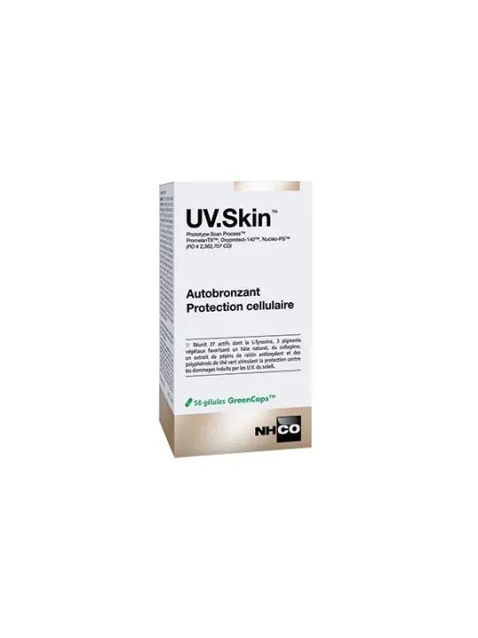 Nhco uv.skin autobronzant protection cellulaire 56 gélules