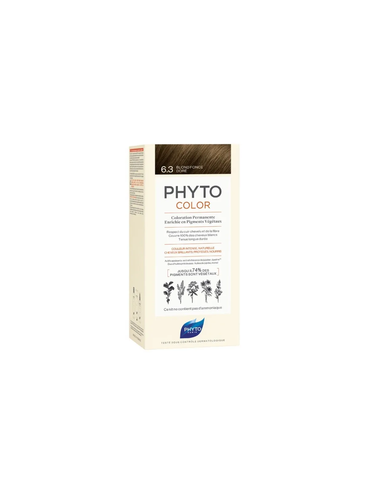 PHYTO PhytoColor Coloration Permanente Blon Foncé Doré 6.3