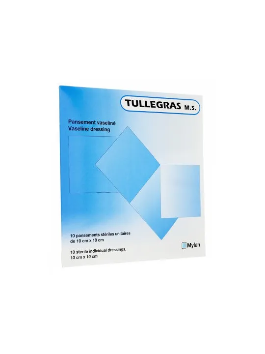 TULLEGRAS MS Compresses 10X10CM boite de 10