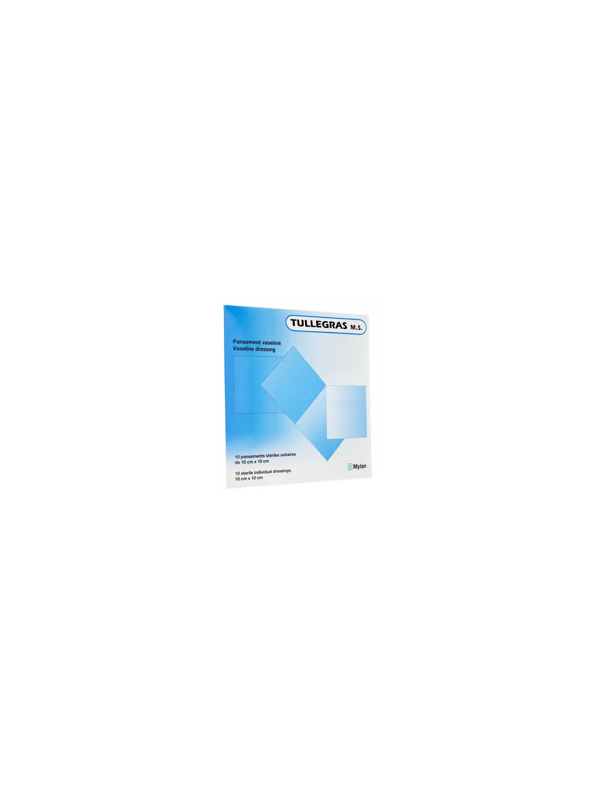 TULLEGRAS MS Compresses 10X10CM boite de 10