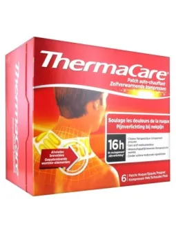 THERMACARE Patch Auto-chauffant Nuque, Epaule, Poignet boite de 6