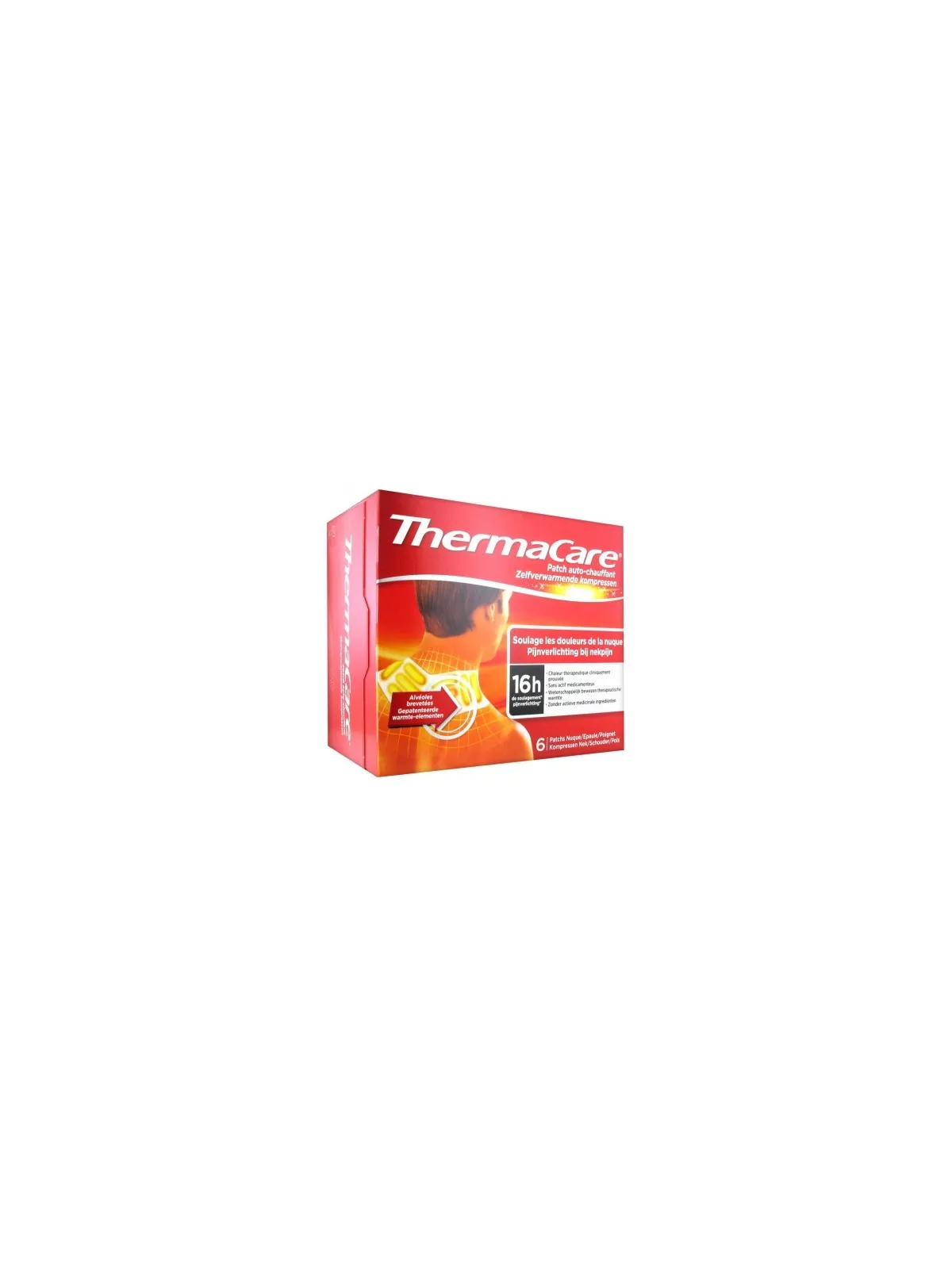 THERMACARE Patch Auto-chauffant Nuque, Epaule, Poignet boite de 6
