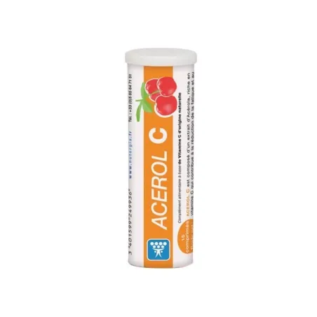 Nutergia acerol c complément alimentaire tube 15 comprimés