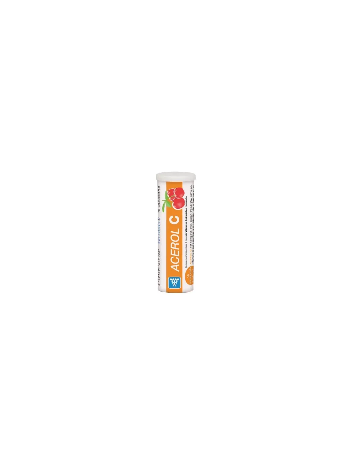 Nutergia acerol c complément alimentaire tube 15 comprimés