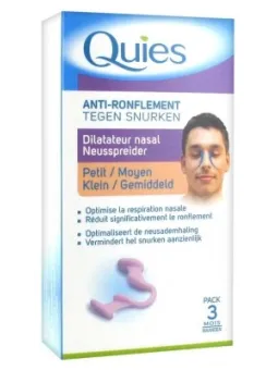 QUIES Dilatateur Nasal Anti-Ronflement Petit/Moyen