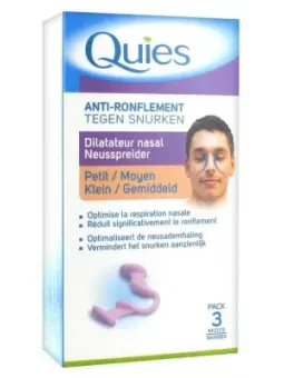 QUIES Dilatateur Nasal Anti-Ronflement Petit/Moyen