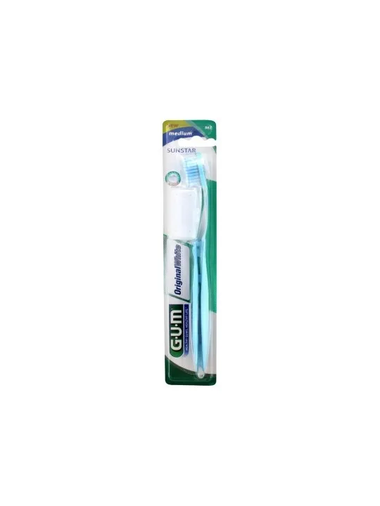 GUM Brosse à Dents Original White Médium Compacte n°563