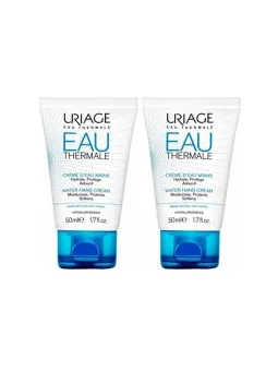 Uriage eau thermale crème d'eau mains 2x50ml